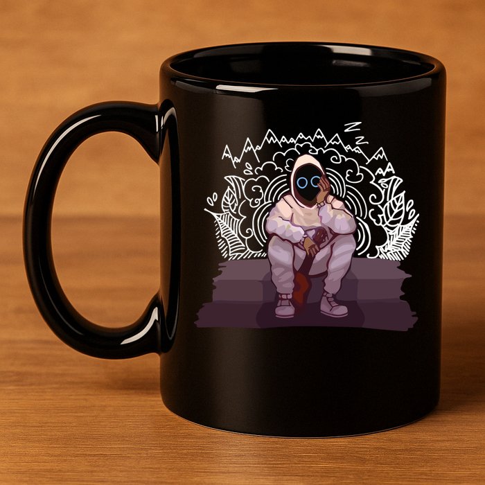 Just A Boy With A Ukulele BoyWithUke 11oz C Handle Ceramic Mug