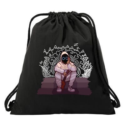 Just A Boy With A Ukulele BoyWithUke Drawstring Bag