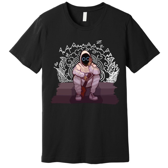 Just A Boy With A Ukulele BoyWithUke Premium T-Shirt