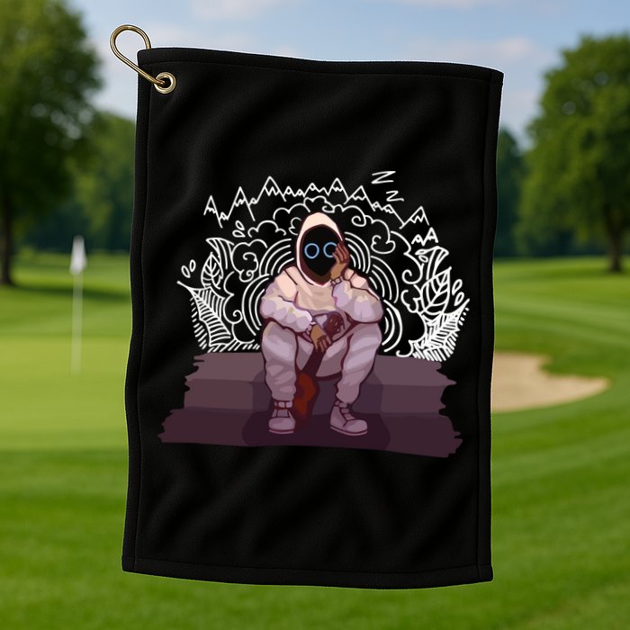 Just A Boy With A Ukulele BoyWithUke Golf Towel