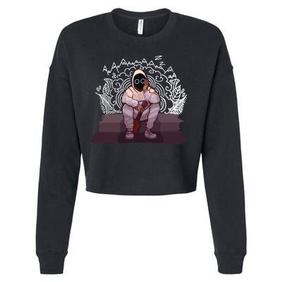 Just A Boy With A Ukulele BoyWithUke Cropped Pullover Crew