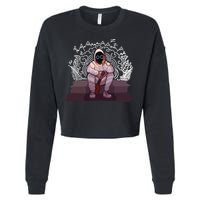 Just A Boy With A Ukulele BoyWithUke Cropped Pullover Crew