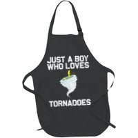 Just A Boy Who Loves Tornadoes Tornado Meteorologist Apron