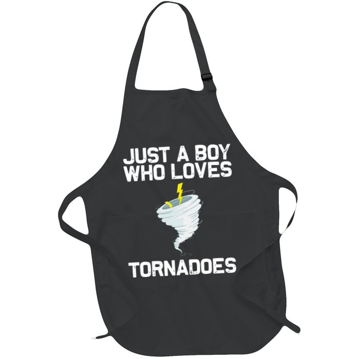 Just A Boy Who Loves Tornadoes Tornado Meteorologist Apron