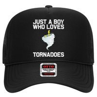 Just A Boy Who Loves Tornadoes Tornado Meteorologist Hat