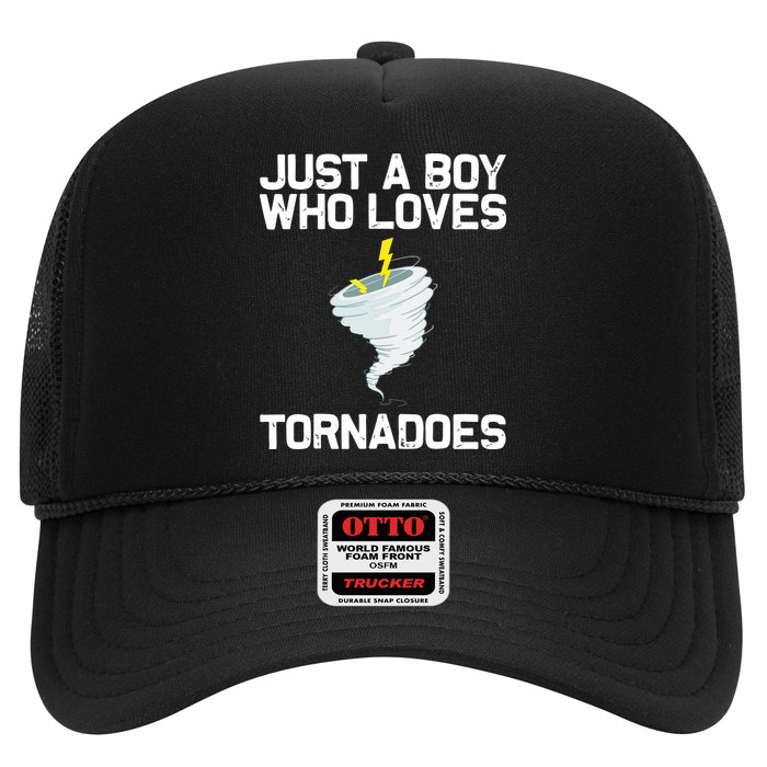 Just A Boy Who Loves Tornadoes Tornado Meteorologist Hat