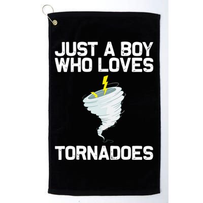 Just A Boy Who Loves Tornadoes Tornado Meteorologist Golf Towel