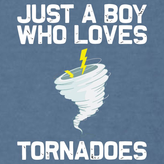 Just A Boy Who Loves Tornadoes Tornado Meteorologist Garment-Dyed Sweatshirt