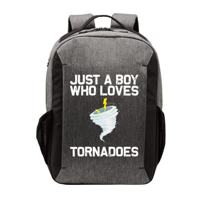 Just A Boy Who Loves Tornadoes Tornado Meteorologist Vector Backpack