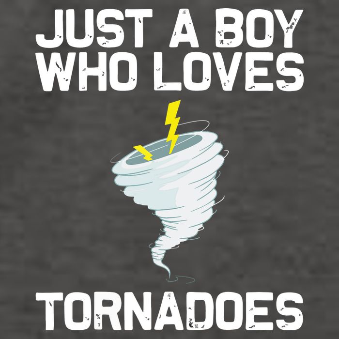Just A Boy Who Loves Tornadoes Tornado Meteorologist Vector Backpack