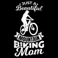 Just A Beautiful Mountain Biking Mom Meaningful Gift Bucket Hat