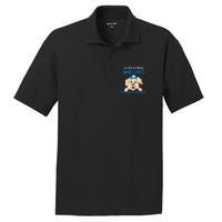 Just A Boy Who Loves Golden Retrivers PosiCharge RacerMesh Polo