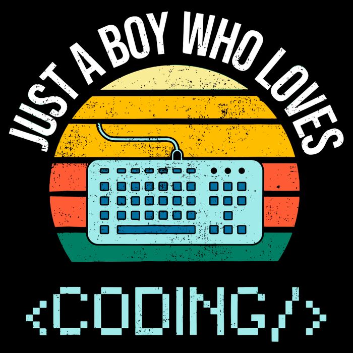 Just A Boy Who Loves Coding Computer Funny Toddler Hoodie