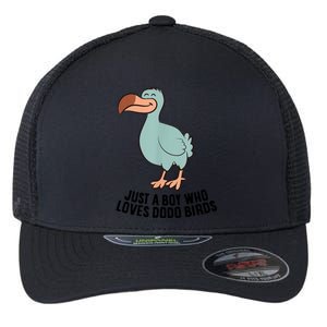 Just A Boy Who Loves Dodo Birds Flexfit Unipanel Trucker Cap