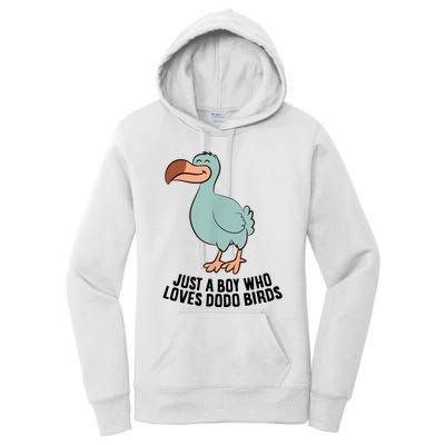 Just A Boy Who Loves Dodo Birds Women's Pullover Hoodie