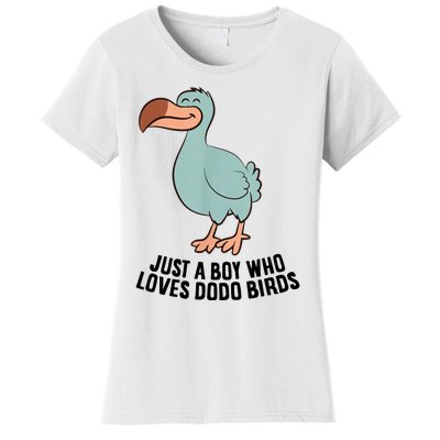 Just A Boy Who Loves Dodo Birds Women's T-Shirt