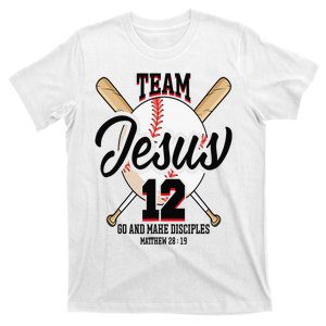 Jesus and Baseball Team Jesus Christian Matthew 2819 Love T-Shirt