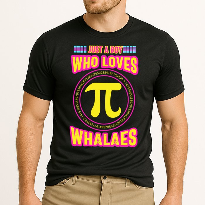 Just A Boy Who Loves Pi Whales Pi Day Performance Shirt