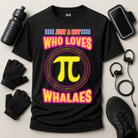 Just A Boy Who Loves Pi Whales Pi Day Performance Shirt
