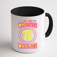 Just A Boy Who Loves Pi Whales Pi Day Mug