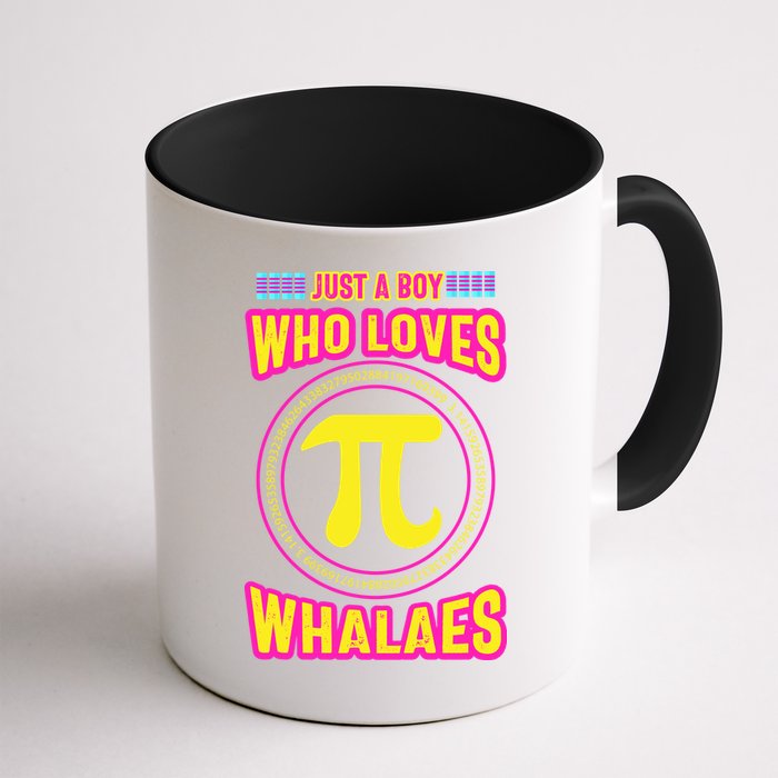 Just A Boy Who Loves Pi Whales Pi Day Mug
