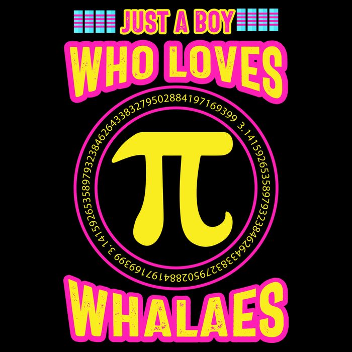 Just A Boy Who Loves Pi Whales Pi Day 16 in Basic Backpack