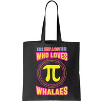 Just A Boy Who Loves Pi Whales Pi Day Bag