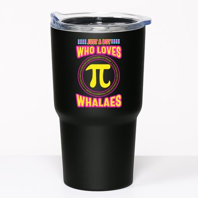 Just A Boy Who Loves Pi Whales Pi Day Tumbler