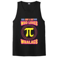 Just A Boy Who Loves Pi Whales Pi Day PosiCharge Competitor Tank
