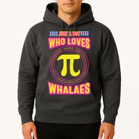 Just A Boy Who Loves Pi Whales Pi Day Hoodie