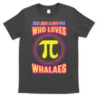 Just A Boy Who Loves Pi Whales Pi Day T-Shirt