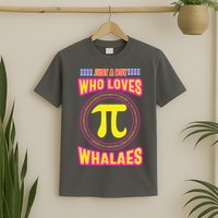Just A Boy Who Loves Pi Whales Pi Day T-Shirt