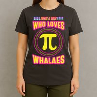 Just A Boy Who Loves Pi Whales Pi Day T-Shirt