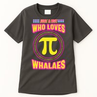 Just A Boy Who Loves Pi Whales Pi Day Tall T-Shirt