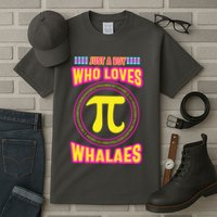 Just A Boy Who Loves Pi Whales Pi Day Tall T-Shirt