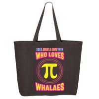 Just A Boy Who Loves Pi Whales Pi Day 25L Jumbo Tote