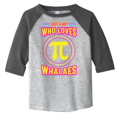 Just A Boy Who Loves Pi Whales Pi Day Toddler Fine Jersey T-Shirt