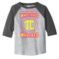 Just A Boy Who Loves Pi Whales Pi Day Toddler Fine Jersey T-Shirt