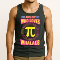 Just A Boy Who Loves Pi Whales Pi Day Tank Top