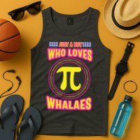 Just A Boy Who Loves Pi Whales Pi Day Tank Top