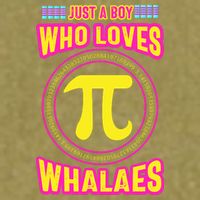 Just A Boy Who Loves Pi Whales Pi Day Garment-Dyed Women's Muscle Tee