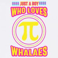 Just A Boy Who Loves Pi Whales Pi Day Garment-Dyed Sweatshirt