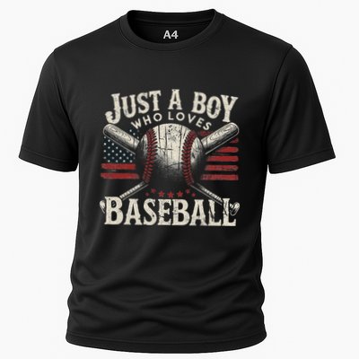 Just A Boy Who Loves Baseball Performance Shirt