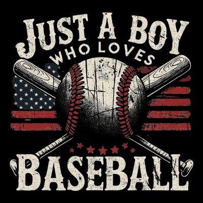 Just A Boy Who Loves Baseball T-Shirt
