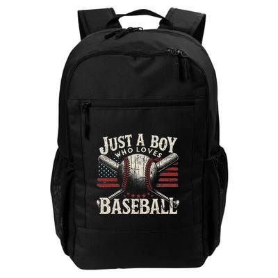 Just A Boy Who Loves Baseball Backpack