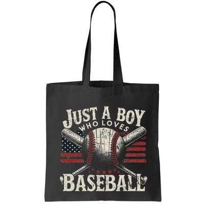 Just A Boy Who Loves Baseball Bag