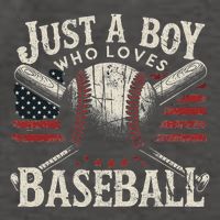Just A Boy Who Loves Baseball Vector Backpack