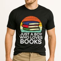 Just A Boy Who Loves Books Read Reading Librarian Cooling Performance Crew T-Shirt