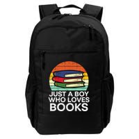 Just A Boy Who Loves Books Read Reading Librarian Backpack