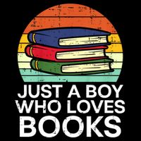 Just A Boy Who Loves Books Read Reading Librarian Flat Bill Trucker Hat